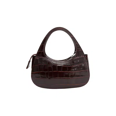 Pre-owned Coperni Croco Micro Baguette Bag Swipe 'brown' | Women's Size Onesize
