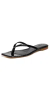 COPERNI CROCO SLANTED FLIP FLOPS BLACK