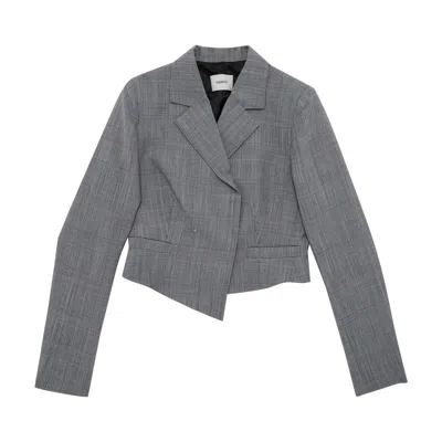 Pre-owned Coperni Cropped Double Breasted Jacket 'black/white' | Women's Size 38