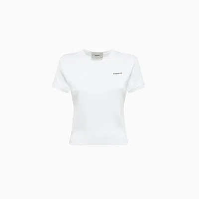 Coperni Cropped T-shirt In White