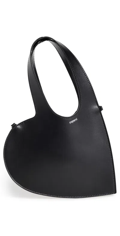 Coperni Crossbody Baby Heart Tote Bag Black In Black