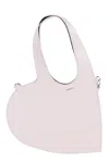 Coperni Heart Shape Tote Bag With Single Handle In Pink Pnk