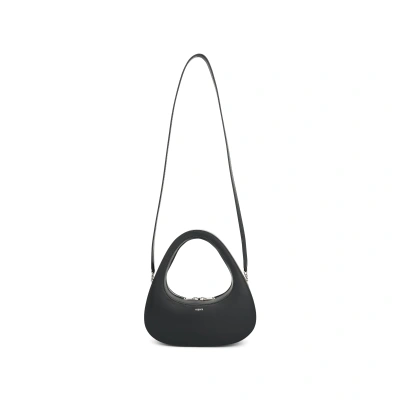 Coperni Crossbody Baguette Swipe Bag In Black