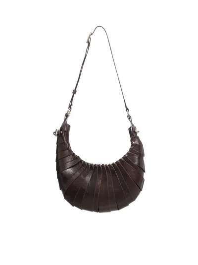 Coperni Crossbody Petal Bag In Brown