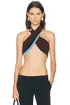 Coperni Halterneck Top In Black