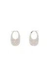 Coperni Crystal Earrings In Yellow