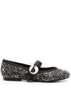 Coperni Crystal-embellished Pumps In Black