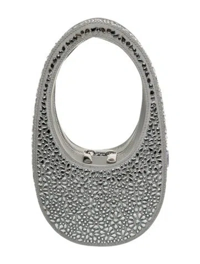 Pre-owned Coperni Crystal Hobo In Gray