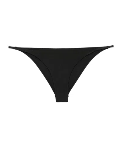 Coperni Crystal-logo Bikini Bottoms In Black