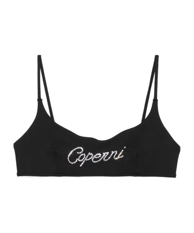Coperni Crystal-logo Bikini Top
