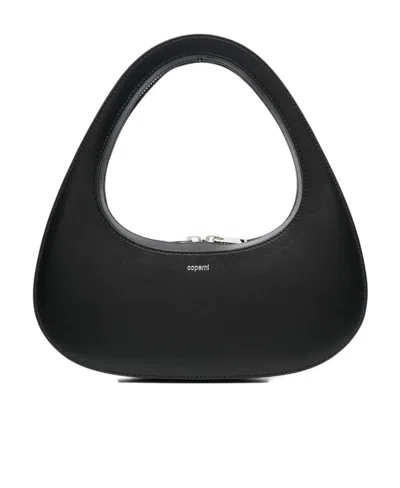 Coperni Curved-edge Body Tote Bag In Black