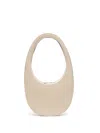 Coperni Sand-coloured Leather Swipe Bag In Nude
