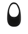 Coperni Large Curved Handle Hobo Leather Shoulder Bag In Black