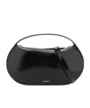 Coperni 'sound Swipe Small' Black Handbag With Logo Detail In Black