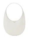 Coperni Double Gusset Swipe Bag - Leather - White
