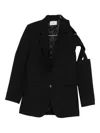 Coperni Cut-out Blazer In Black