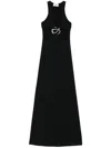 Coperni Women's Cut-out C-logo Dress In Schwarz