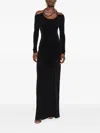 Coperni Cut-out Dress In Black