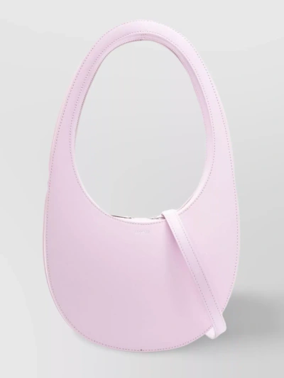 Coperni Cut-out Leather Handle Bag In Pink