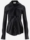 Coperni Black Cutout Shirt In Black
