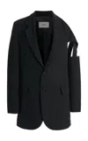 Coperni Cutout Blazer In Black