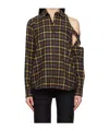 Coperni Cutout Shirt In Brown