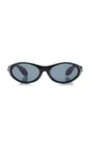Coperni Cycling Round-frame Acetate Sunglasses In Black