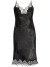 Coperni Cymatics Midi Dress In Black