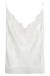 Coperni Cymatics Jacquard Lace Low-back Cami Top In White