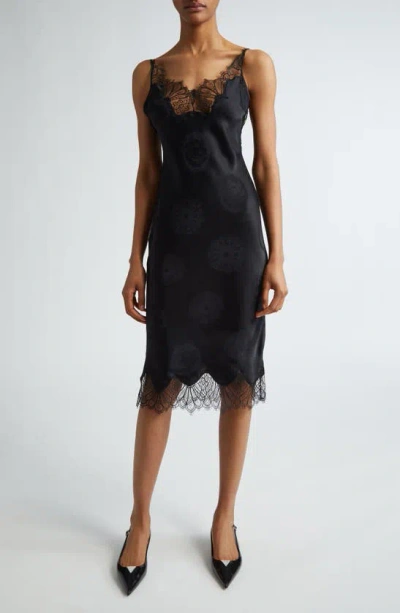 Coperni Cymatics Midi Dress In Black