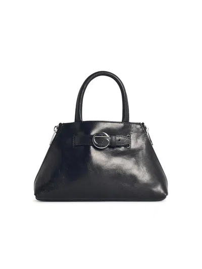 COPERNI COPERNI 'DATA' MINI BAG IN BLACK LEATHER WOMEN