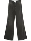 Coperni Decorative-buckle Jeans In Grey