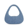 Coperni Denim Baguette Swipe Bag Washed Blue