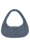 Coperni Light Blue Denim Baguette Swipe Bag Handbag