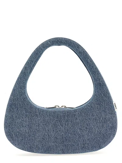 COPERNI DENIM BAGUETTE SWIPE BAG HANDBAG