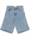 Coperni Denim Bermuda Shorts In Blue