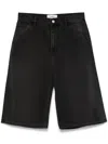 Coperni Denim Bermuda Shorts In Grey