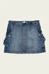 Coperni Blue Open Hip Denim Shorts