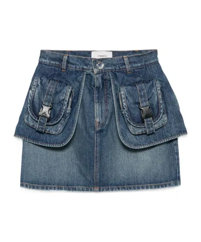 COPERNI COPERNI DENIM CARGO SKIRT