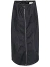 Coperni Denim Maxi Skirt In Blue