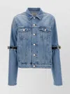 Coperni Hybrid Denim Short Casual Jackets And Parka Blue