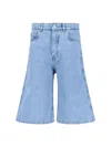 Coperni Jeans With Belt Loops In Blue
