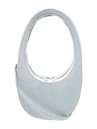 Pre-owned Coperni Denim Shoulder Bag In Blue