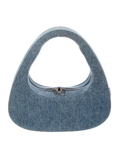 Pre-owned Coperni Denim Shoulder Bag In Blue