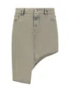 Coperni Denim Skirt With Multiple Pockets