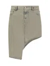 Coperni Denim Skirt With Multiple Pockets