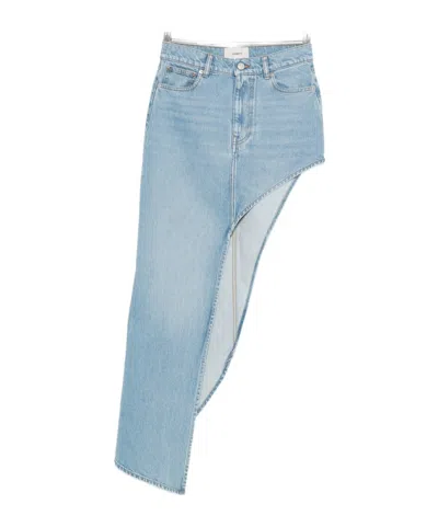 Coperni Denim Skirt In Blue