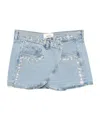 Coperni Studded Denim Mini Skirt Blue In Blue