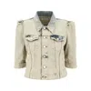 Coperni Denim Slim Fit Jacket In Blue