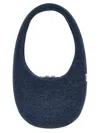 Coperni Oval Denim Swipe Bag Handbag